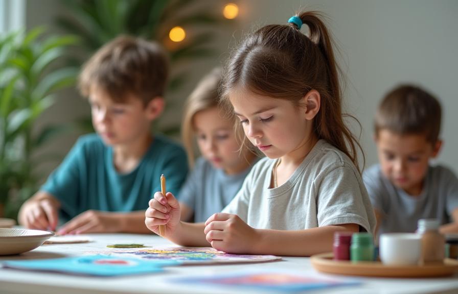 Art therapy mindfulness session